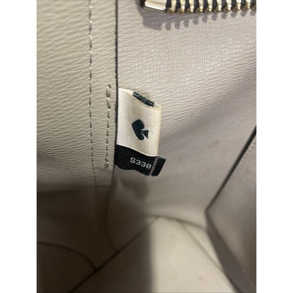 Kate Spade Black Leather Tote Bag Shoulder Purse Handbag Large Everyday - Picture 12 of 16